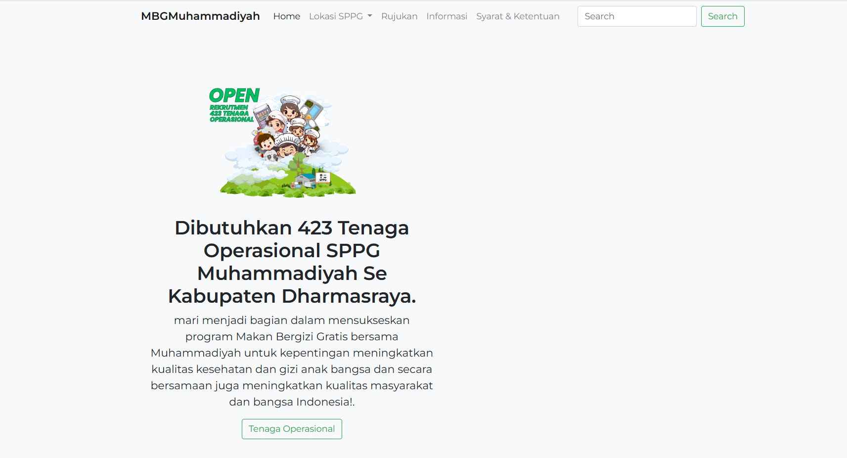 Website MBG Muhammadiyah Dharmasraya